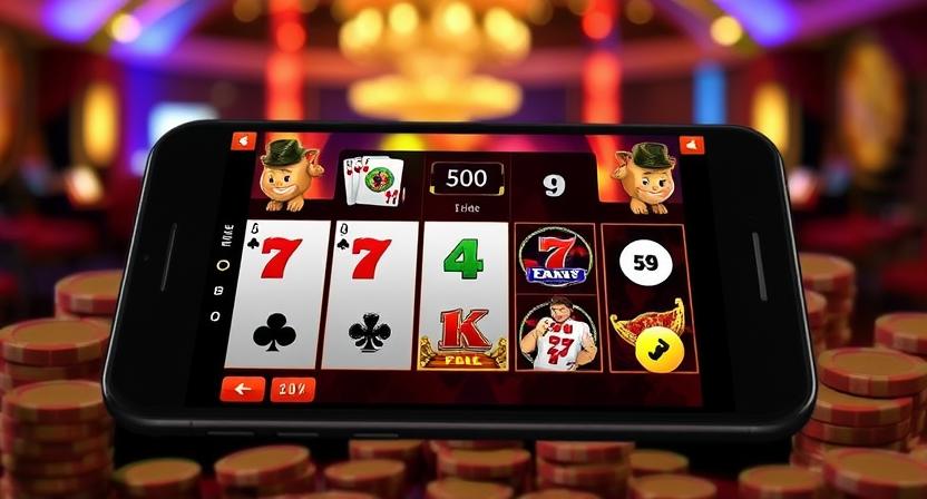 Variety of casino games available on H31 app